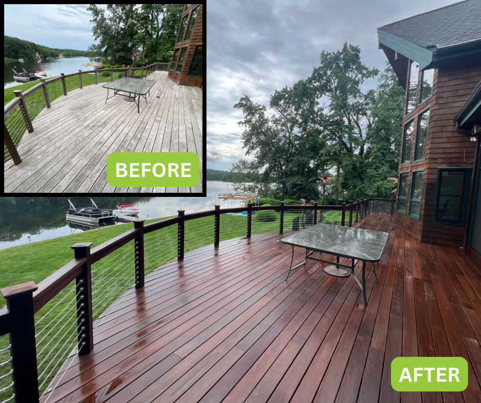 Deck Revival: Restoring Your Deck to Its Former Glory with Power Washing